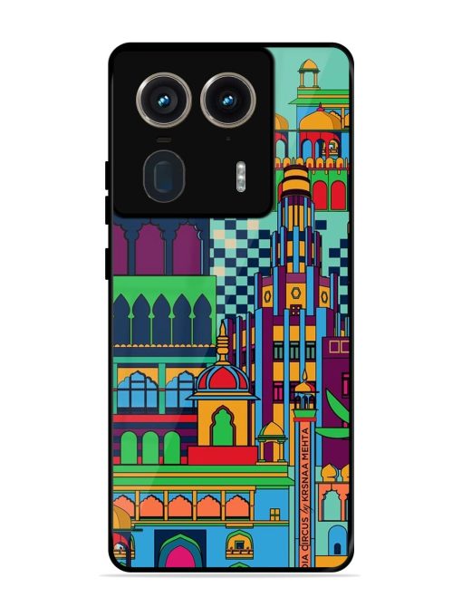 Indian Tapestry Glossy Soft Edge Case for Motorola Moto Edge 50 Ultra (5G) Chachhi