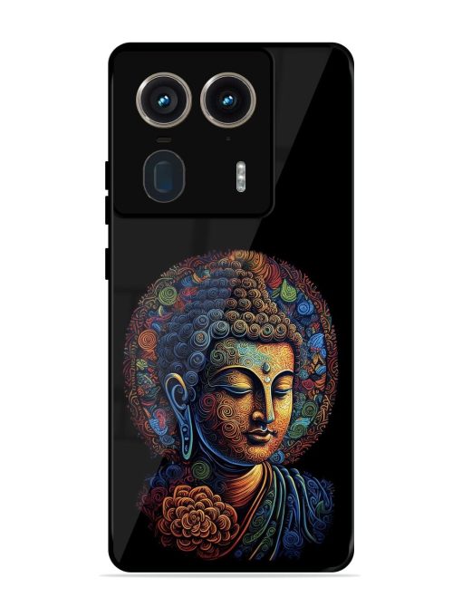 Stained Glass Serenity Glossy Soft Edge Case for Motorola Moto Edge 50 Ultra (5G) Chachhi