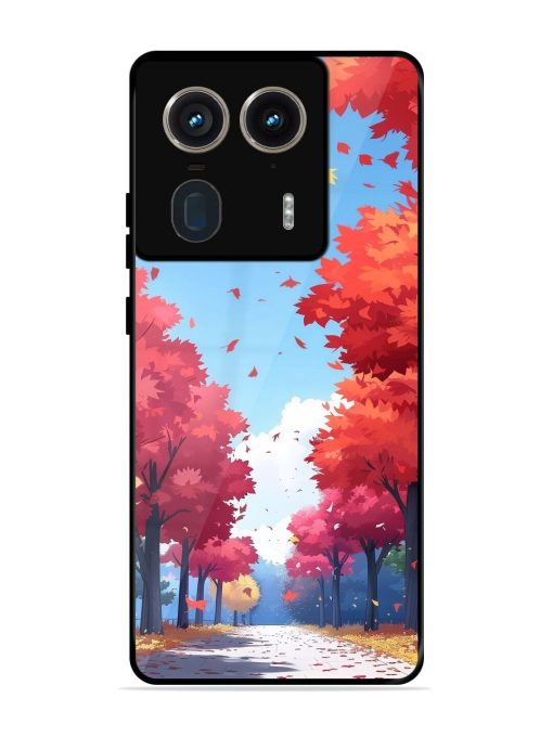 Autumn'S Embrace Glossy Soft Edge Case for Motorola Moto Edge 50 Ultra (5G) Chachhi