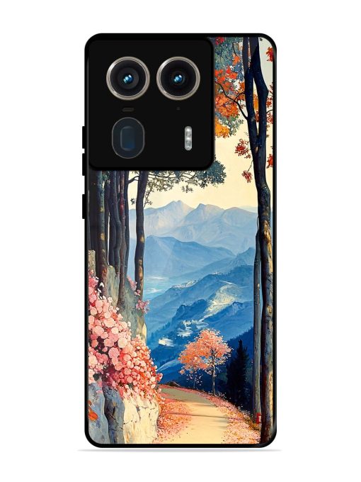 Mountainside Serenity Glossy Soft Edge Case for Motorola Moto Edge 50 Ultra (5G) Chachhi