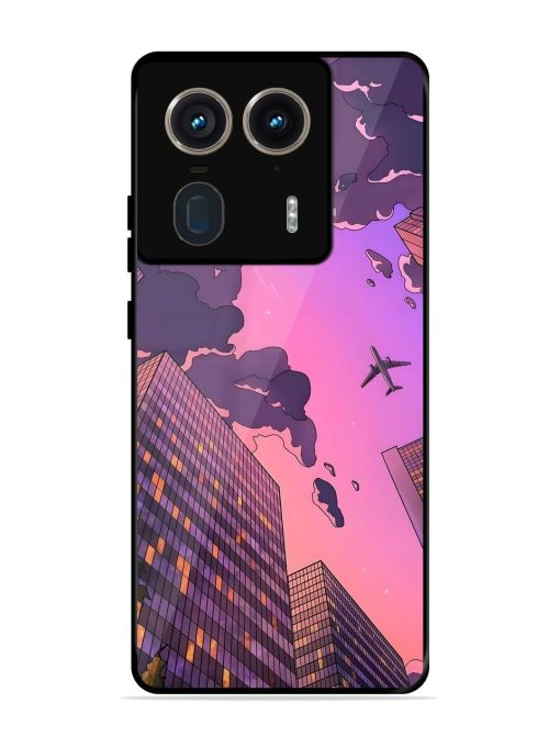 Urban Twilight Glossy Soft Edge Case for Motorola Moto Edge 50 Ultra (5G) Chachhi