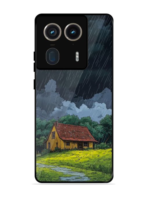 Rainy Day Retreat Glossy Soft Edge Case for Motorola Moto Edge 50 Ultra (5G) Chachhi