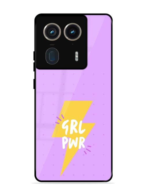 Girl Power Spark Glossy Soft Edge Case for Motorola Moto Edge 50 Ultra (5G) Chachhi