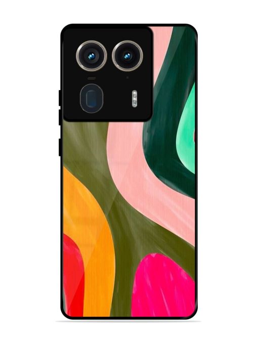 Wavy Wonder Glossy Soft Edge Case for Motorola Moto Edge 50 Ultra (5G) Chachhi