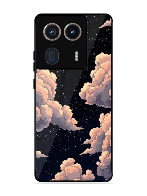 Starry Night Dreams Glossy Soft Edge Case for Motorola Moto Edge 50 Ultra (5G) Chachhi