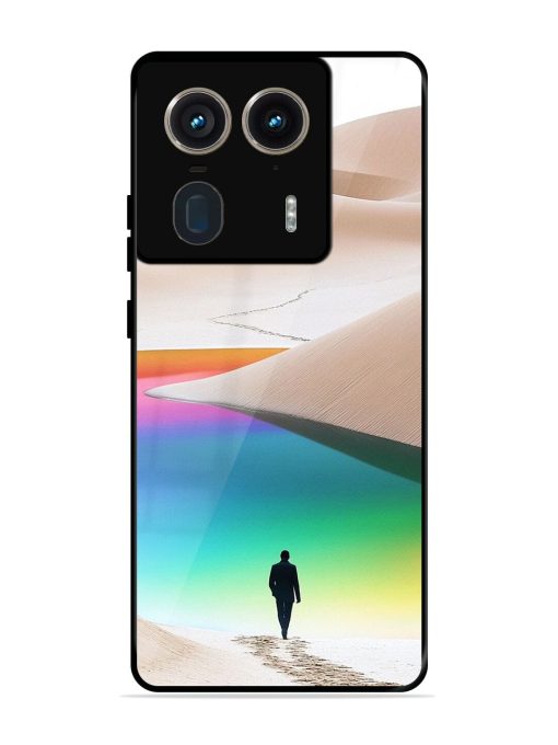 Desert Dreams Glossy Soft Edge Case for Motorola Moto Edge 50 Ultra (5G) Chachhi