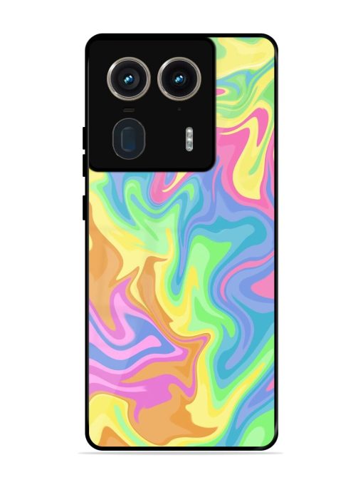 Whimsical Swirl Glossy Soft Edge Case for Motorola Moto Edge 50 Ultra (5G) Chachhi