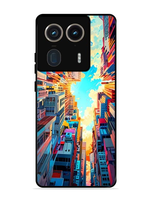 Skyward City Glossy Soft Edge Case for Motorola Moto Edge 50 Ultra (5G) Chachhi