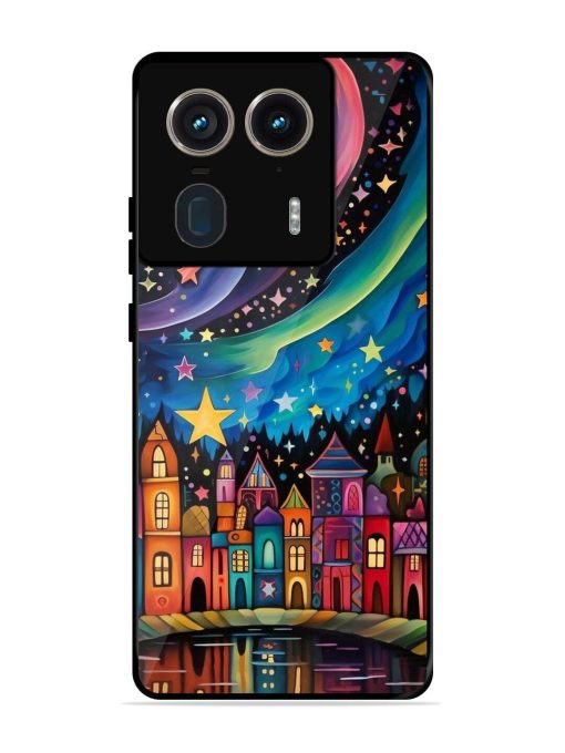 Starlit Village Glossy Soft Edge Case for Motorola Moto Edge 50 Ultra (5G) Chachhi