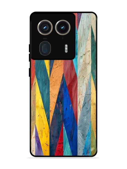 Abstract Tapestry Glossy Soft Edge Case for Motorola Moto Edge 50 Ultra (5G) Chachhi