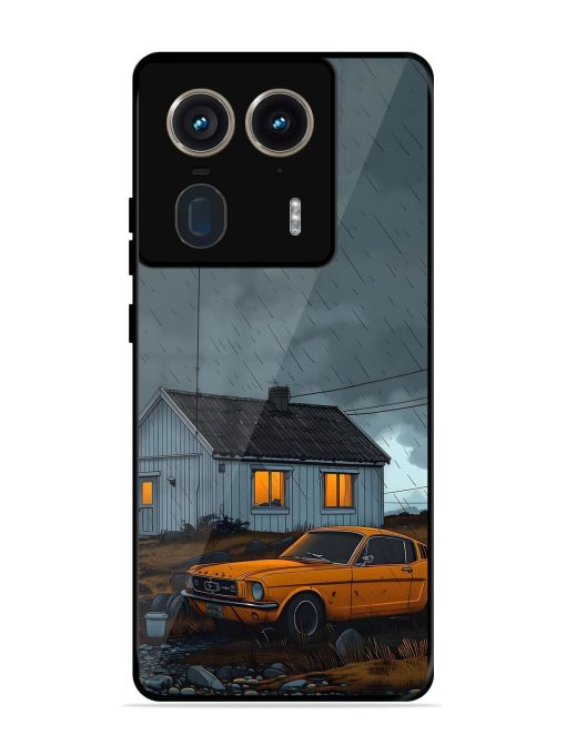 Rainy Day Retreat Glossy Soft Edge Case for Motorola Moto Edge 50 Ultra (5G) Chachhi