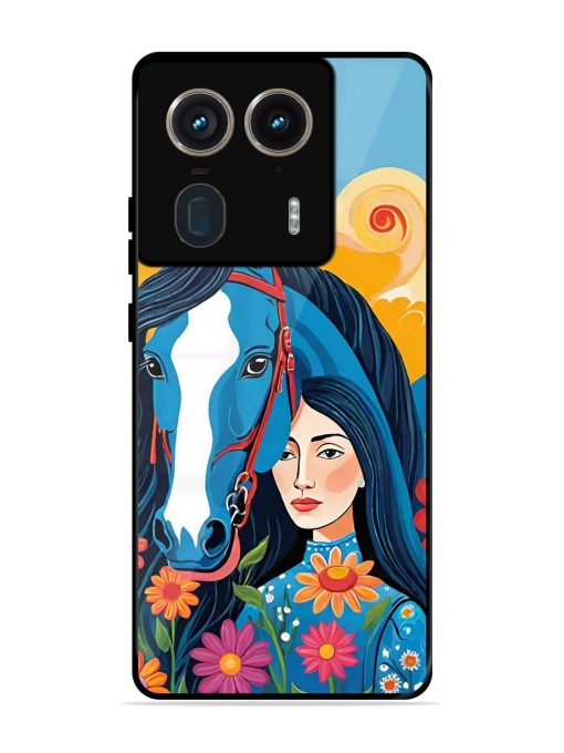 Equine Enchantment Glossy Soft Edge Case for Motorola Moto Edge 50 Ultra (5G) Chachhi