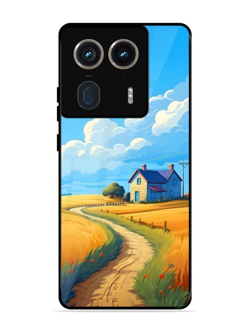 Countryside Cottage Glossy Soft Edge Case for Motorola Moto Edge 50 Ultra (5G)