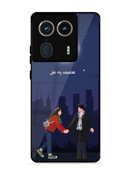 Moonlight Proposal Glossy Soft Edge Case for Motorola Moto Edge 50 Ultra (5G) Chachhi