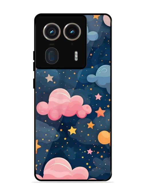 Twinkling Dreams Glossy Soft Edge Case for Motorola Moto Edge 50 Ultra (5G) Chachhi