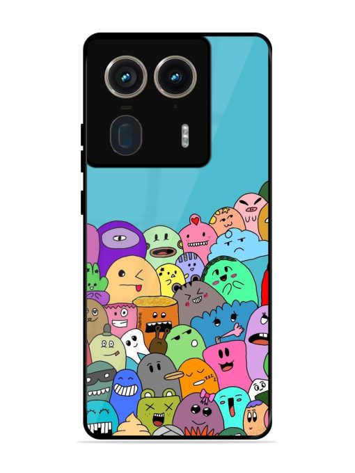 Monster Mash Glossy Soft Edge Case for Motorola Moto Edge 50 Ultra (5G)