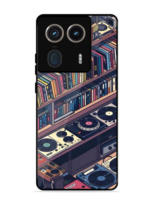 Music Lover'S Haven Glossy Soft Edge Case for Motorola Moto Edge 50 Ultra (5G) Chachhi