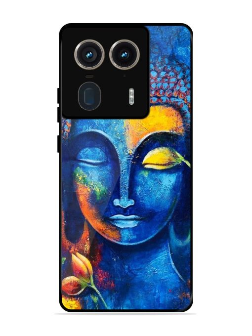 Enlightened Serenity Glossy Soft Edge Case for Motorola Moto Edge 50 Ultra (5G) Chachhi