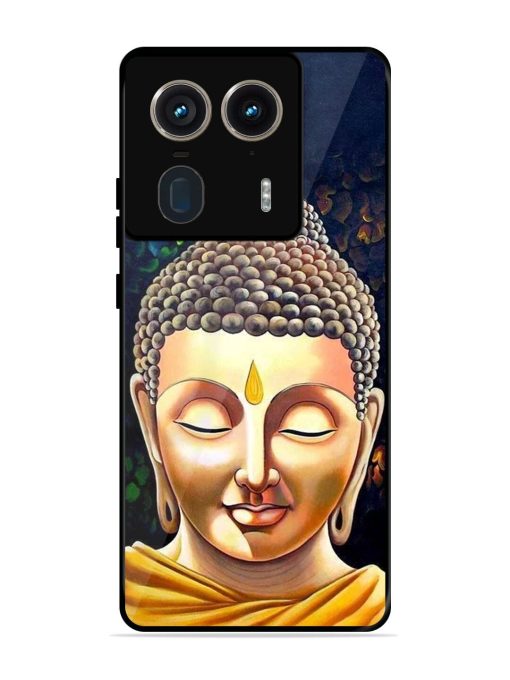 Buddha Face Glossy Soft Edge Case for Motorola Moto Edge 50 Ultra (5G) Chachhi