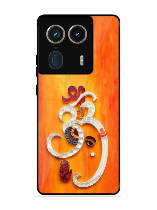 Ganesha In Quilling Art Glossy Soft Edge Case for Motorola Moto Edge 50 Ultra (5G)