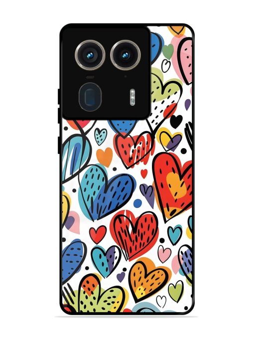 Heartfelt Harmony Glossy Soft Edge Case for Motorola Moto Edge 50 Ultra (5G) Chachhi