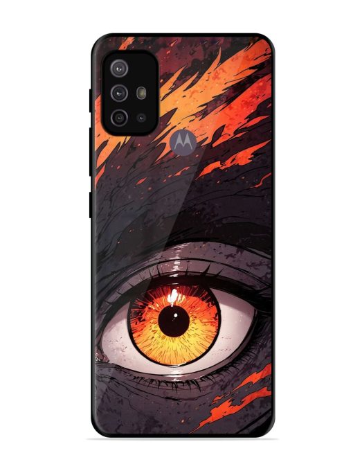 Inferno Gaze Glossy Soft Edge Case for Motorola Moto G10 Power Chachhi