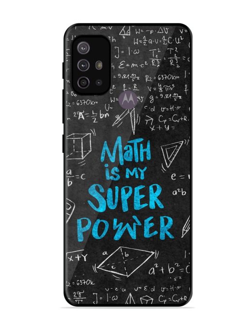 Math Magic Glossy Soft Edge Case for Motorola Moto G10 Power Chachhi