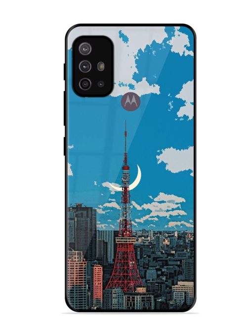 Tokyo Twilight Glossy Soft Edge Case for Motorola Moto G10 Power Chachhi