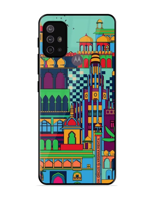 Indian Tapestry Glossy Soft Edge Case for Motorola Moto G10 Power Chachhi