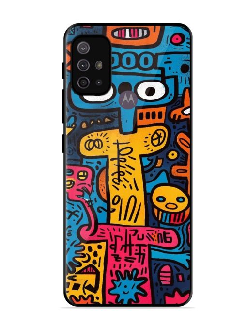 Doodletopia Glossy Soft Edge Case for Motorola Moto G10 Power Chachhi