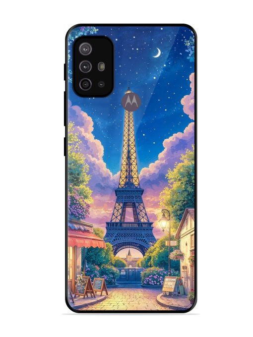 Twilight In Paris Glossy Soft Edge Case for Motorola Moto G10 Power Chachhi