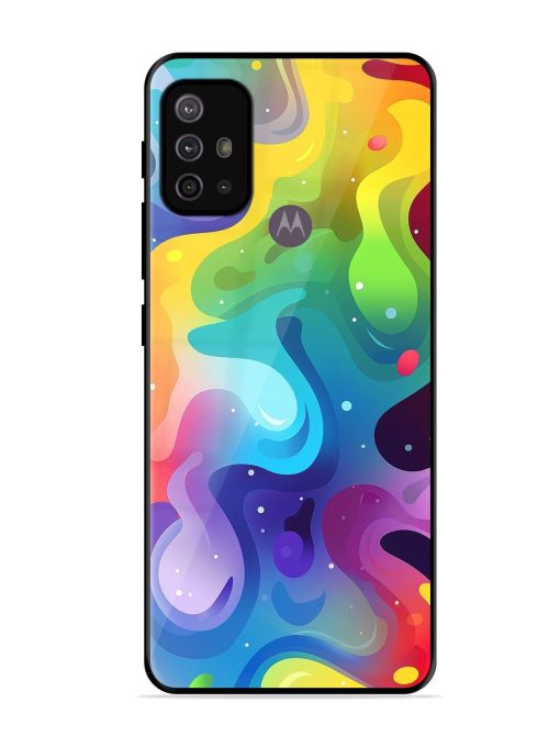 Rainbow River Glossy Soft Edge Case for Motorola Moto G10 Power
