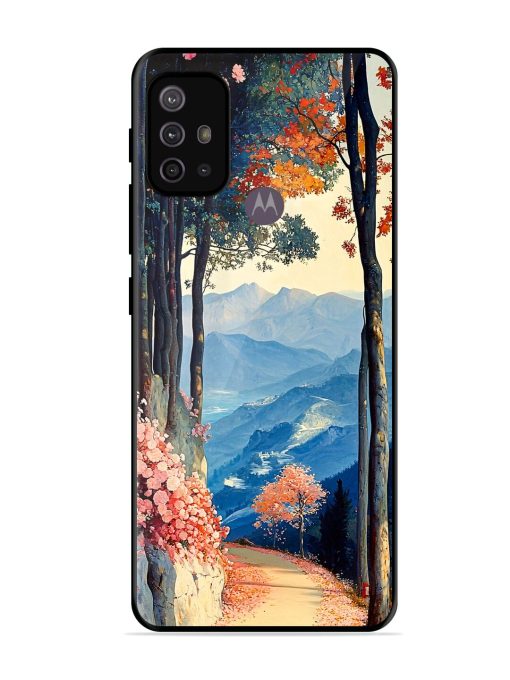 Mountainside Serenity Glossy Soft Edge Case for Motorola Moto G10 Power Chachhi