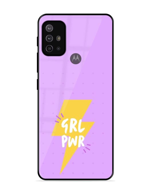 Girl Power Spark Glossy Soft Edge Case for Motorola Moto G10 Power Chachhi