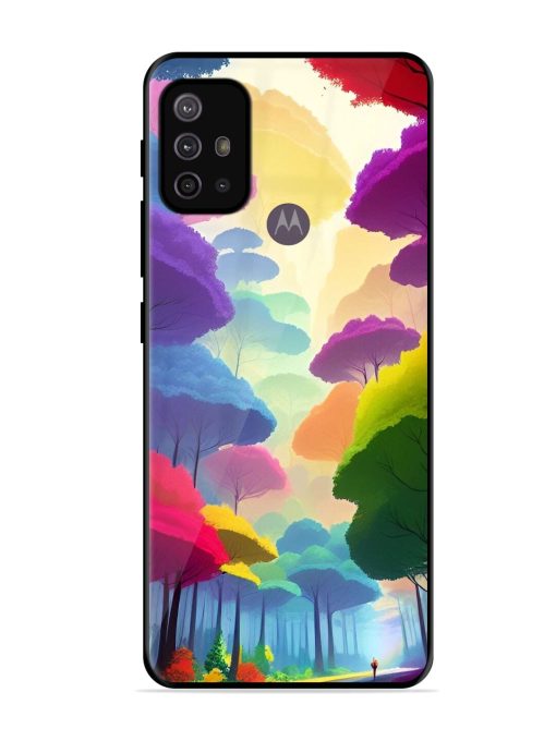 Rainbow Road Glossy Soft Edge Case for Motorola Moto G10 Power