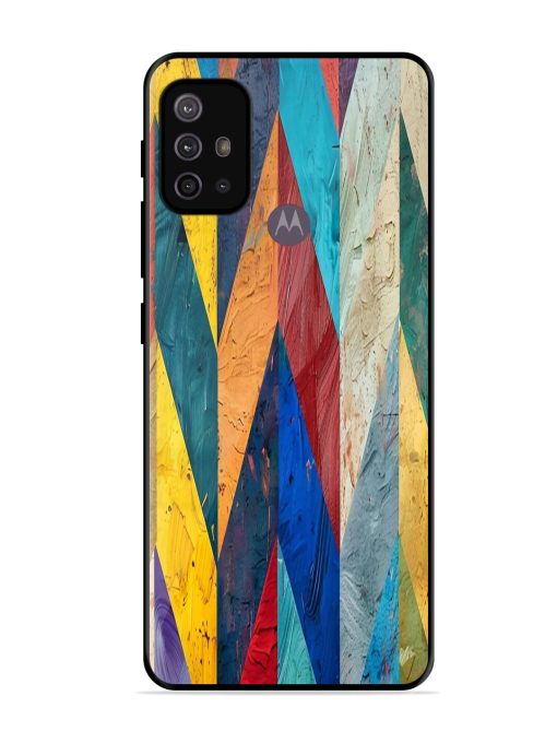 Abstract Tapestry Glossy Soft Edge Case for Motorola Moto G10 Power Chachhi