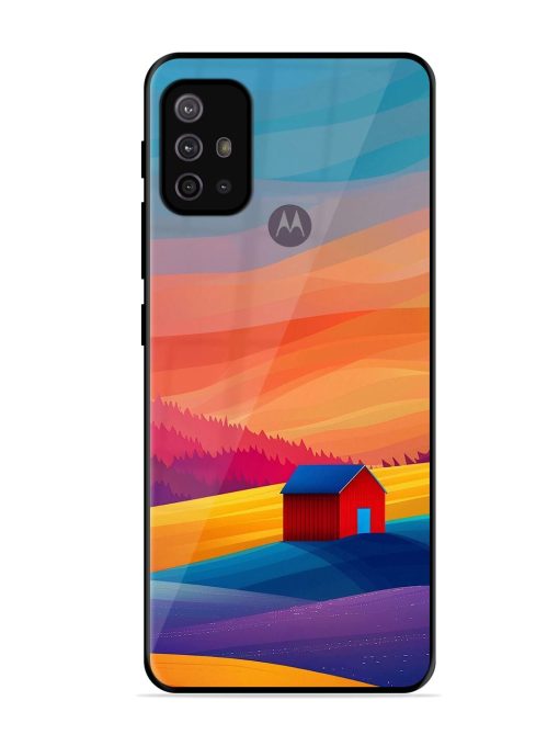 Sunset Solitude Glossy Soft Edge Case for Motorola Moto G10 Power