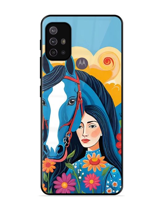 Equine Enchantment Glossy Soft Edge Case for Motorola Moto G10 Power Chachhi