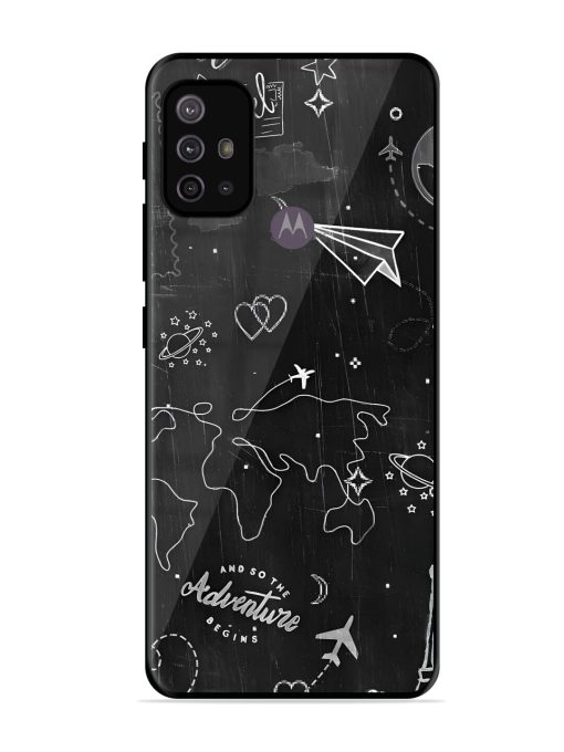 Wanderlust Sketchbook Glossy Soft Edge Case for Motorola Moto G10 Power