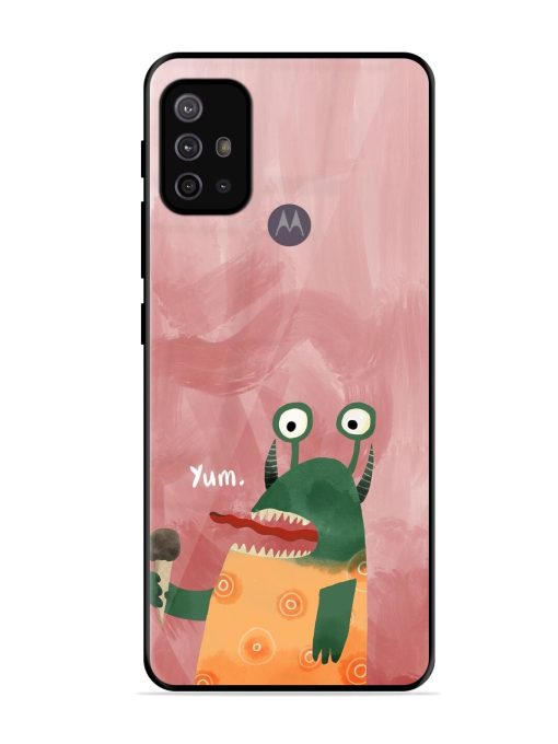 Hungry Monster Glossy Soft Edge Case for Motorola Moto G10 Power Chachhi