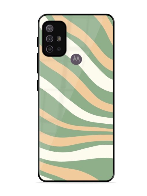 Wavy Pastel Paradise Glossy Soft Edge Case for Motorola Moto G10 Power