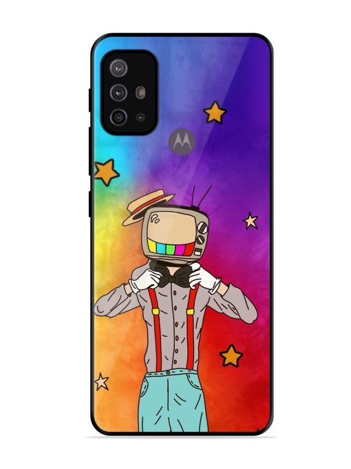 Tv Personality Glossy Soft Edge Case for Motorola Moto G10 Power