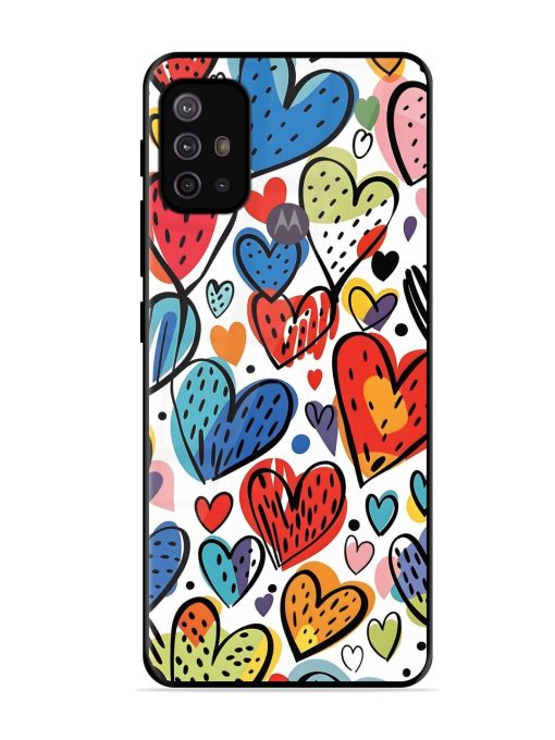 Heartfelt Harmony Glossy Soft Edge Case for Motorola Moto G10 Power Chachhi