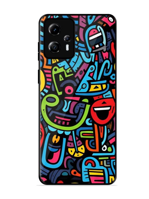 Doodlephoria Glossy Soft Edge Case for Motorola Moto G13 Chachhi