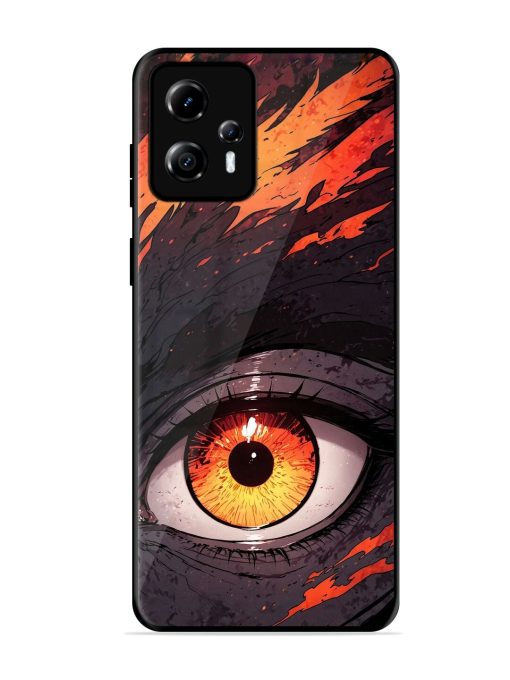 Inferno Gaze Glossy Soft Edge Case for Motorola Moto G13 Chachhi