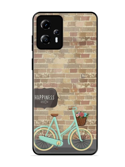 Pedaling Towards Happiness Glossy Soft Edge Case for Motorola Moto G13 Chachhi