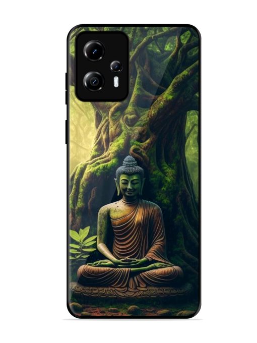 Green Buddha Art Glossy Soft Edge Case for Motorola Moto G13 Chachhi