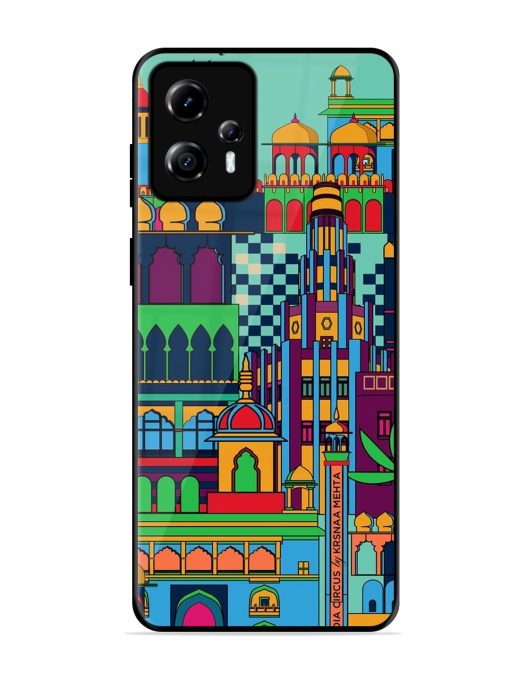 Indian Tapestry Glossy Soft Edge Case for Motorola Moto G13 Chachhi