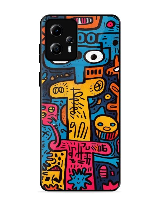 Doodletopia Glossy Soft Edge Case for Motorola Moto G13