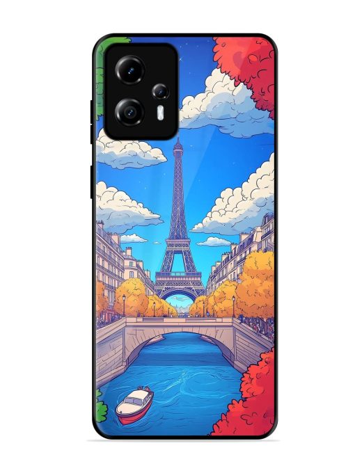 Parisian Panorama Glossy Soft Edge Case for Motorola Moto G13